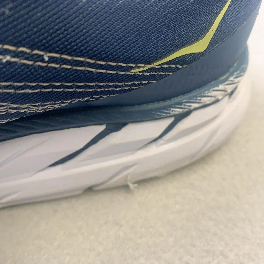 Hoka One One Clifton 6 Shoes Womens Size 9.5 Blue Running Sneakers 1102873